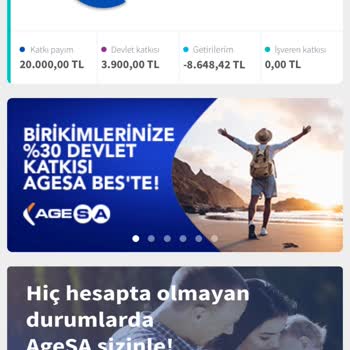 AgeSA Hayat ve Emeklilik Erişilemeyen Fon Danışmanı Ve Düşen BES Hesabı