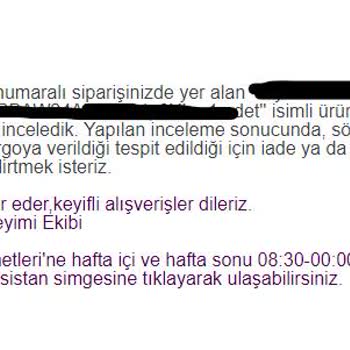 Trendyolmilla Ürünü Göndermedi