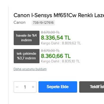 Netsiparis.com İnternetten Satın Alınan Yazıcının İade Veya Değişim Sorunları