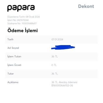 Papara Fatura Ödeme Mağduriyetim Giderilmiyor