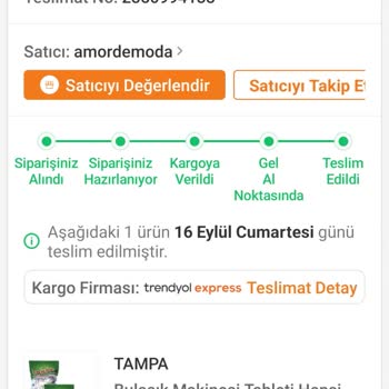 Tampa Beyaz Bulaşık Makinesi Tabletin Temizleme Özelliğinin Olmadığı