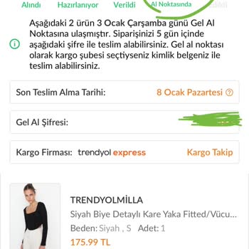 Trendyolmilla Kargom Gelmiyor