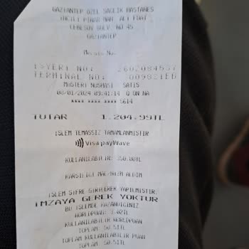 Sanko Üniversitesi Hastanesi Yüksek Muayene Ücretleriyle Mağduriyet