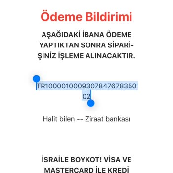 Almina Giyim Siparişim Para Ödemesi Yapmama Rağmen Gelmedi
