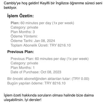 Cambly Benden Habersiz Kartımı Kaydetmiş Para Çekmiş