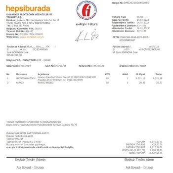 Hepsiburada Lenovo İdea Pad 3 Laptop Hakkında