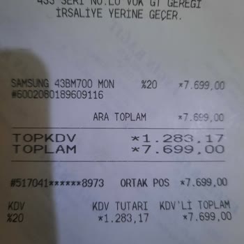 Samsung M7 Monitörden Kumanda Çıkmadı