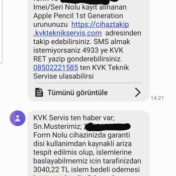KVK Teknik Servisi Vatandaştan Haksız Kazanç Elde Ediyor!