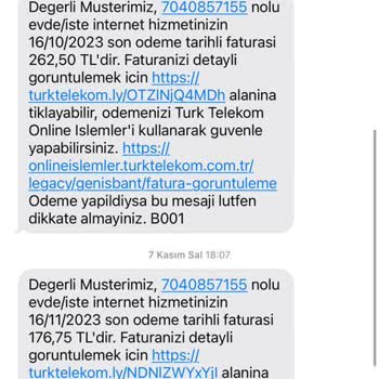 Türk Telekom Ön Nakil Talebi (Gereksiz Fatura Ödemeleri)