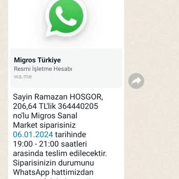 Migros Teslimat Gecikmesi Ve İletişim Sorunu
