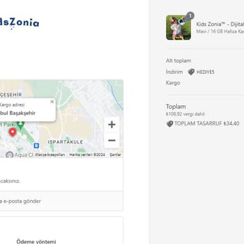 Kids Zonia Ürün Elime Ulaşmadı