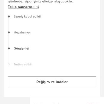 Mango Online Siparişim Gelmedi