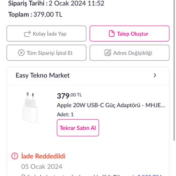 Pazarama 'dan Ürün Almanın Pişmanlığı