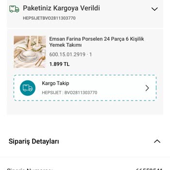 Hepsijet Karaca Yemek Takımı