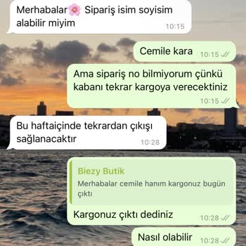 Biezy Butik Biezy Ürünümü Göndermedi