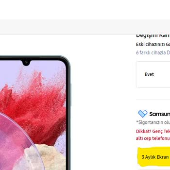 Samsung Telefon Samsung Online Fatura Hatasından Genç Teknoloji Desteğinin Alınamaması