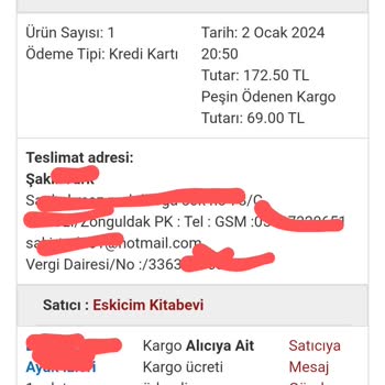 Nadir Kitap Siparişi Göndermiyor