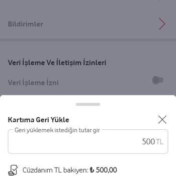 Vodafone Pay Uygulamasının Cüzdan Bakiyesi Hiçbir Yerde Kullanılmıyor