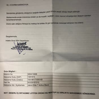 Trendyol Sorunlu Ürün Çözülmedi