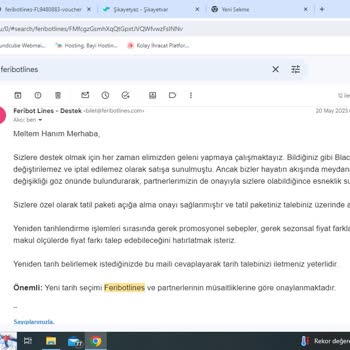 Feribotlines Samos Tur Paketi Mağduriyeti