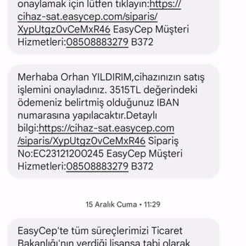EasyCep 40 Gündür Yapılmayan Ödeme