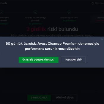 Avast A. Premium Sec. Abonesi Olduğum Halde Bu Özelliği Kullanamıyorum.
