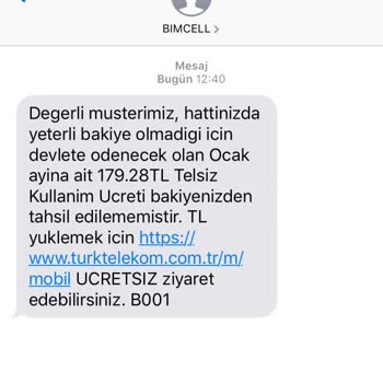 Bimcell Olmayan Telsiz Kullanım Borcu Çıkarmaya Çalışıyor?