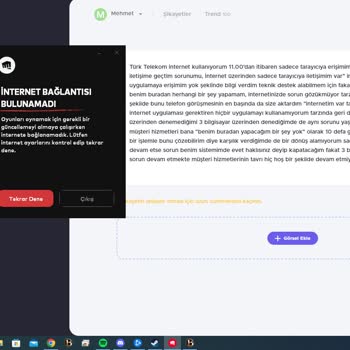 Türk Telekom Müşteri Hizmetleri Teknik Sorun