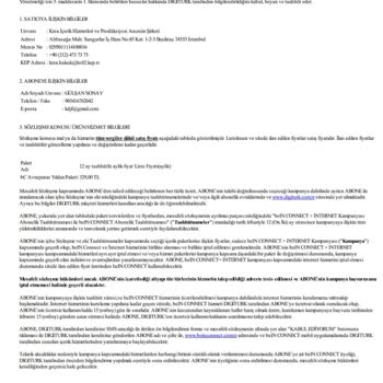 Digiturk Ev İnterneti Faturamın Fazla Gelmesi