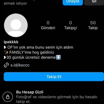 OnlyFans Hesabımın Kapanmasını İstiyorum