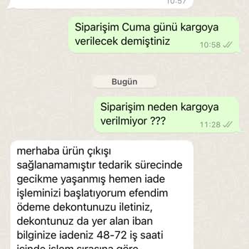 Arya Gross Online Mağazası Ürün Göndermiyor