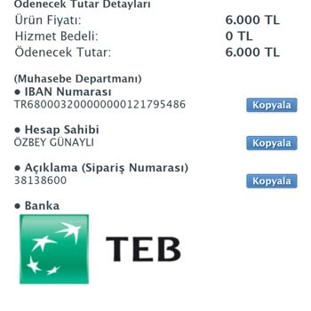 Sahibinden Benim 9.950 TL Paramı Aldılar