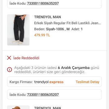 Trendyol İade Ettiğim Ürünler Nerede?