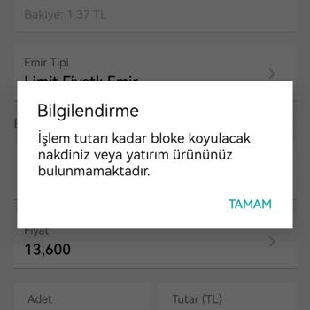 Garanti BBVA Garanti Hisse Satış Blokesi