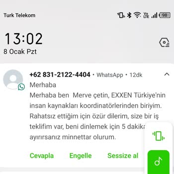Exxen Sahte Mesajlarla İlgili, Bilgilendirme, Uyarı!