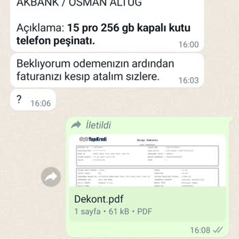 Smart Mobil İletişim Peşinat Aldılar Geri Dönüş Sağlanmıyor