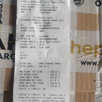 Hepparça Online Alışveriş Sitesinde Yaşanan Kargo Ücreti Mağduriyeti