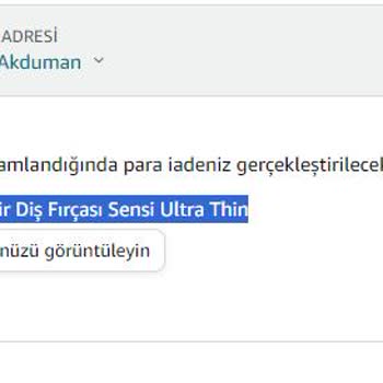 Amazon.com.tr 15 Gündür İadeyi Almıyor.