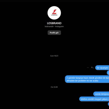 Losbrand Siparişleri Kargoya Vermiyor. Kendilerine De Ulaşılmıyor.