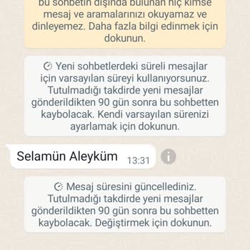 WhatsApp Şikayet Gizlilik İlkesi