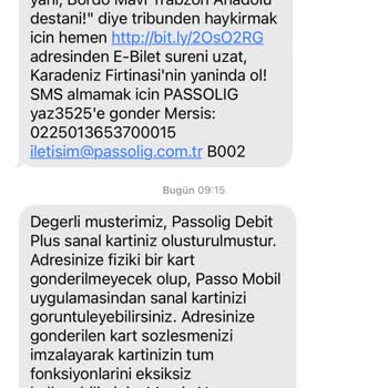 Passolig Debit Kart, Fizik Değil Mi?