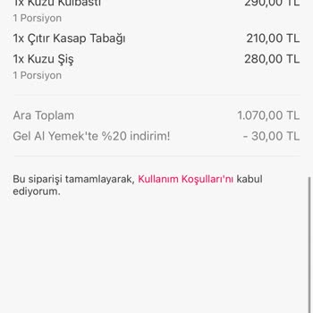 Yemeksepeti Gel Al Kampanyası Hayal Kırıklığı