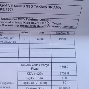 Acer Nitro 5 Marka Ve Yetkili Servis Sorunu