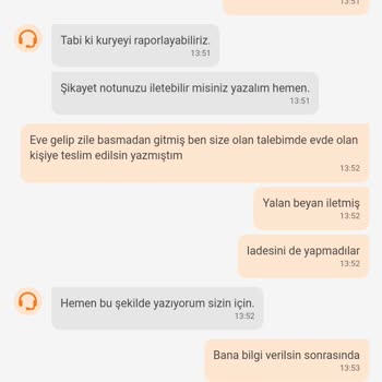 Big Mamma's Evde Olduğumuz Halde Yalan Beyanla Evde Yoklar Dendi İade Yapılmadı