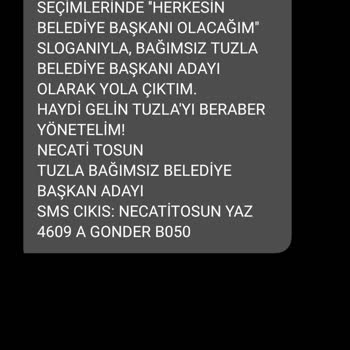 Tuzla Belediyesi İstenmeyen Seçim Propagandası Rahatsızlığı
