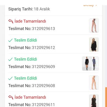 Trendyol Alışveriş Sitesi Ürün İptali