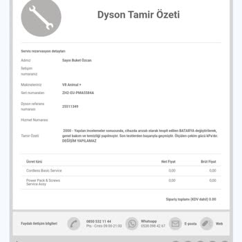 Dyson Süpürgesinde Sürekli Arıza Yaşanıyor