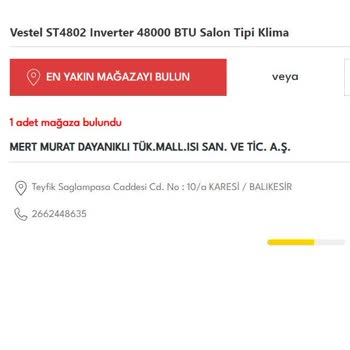 Vestel Salon Tipi Klima Değişim Sürecinde Yaşanan Gecikme