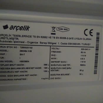 Arçelik 260364 MB Kalitesiz Buzdolabı