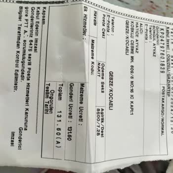 PTT Kargo Kargom Geç Geldi, Ürünlerim Küflendi!